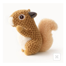 Peluche esquilo para cães com apito